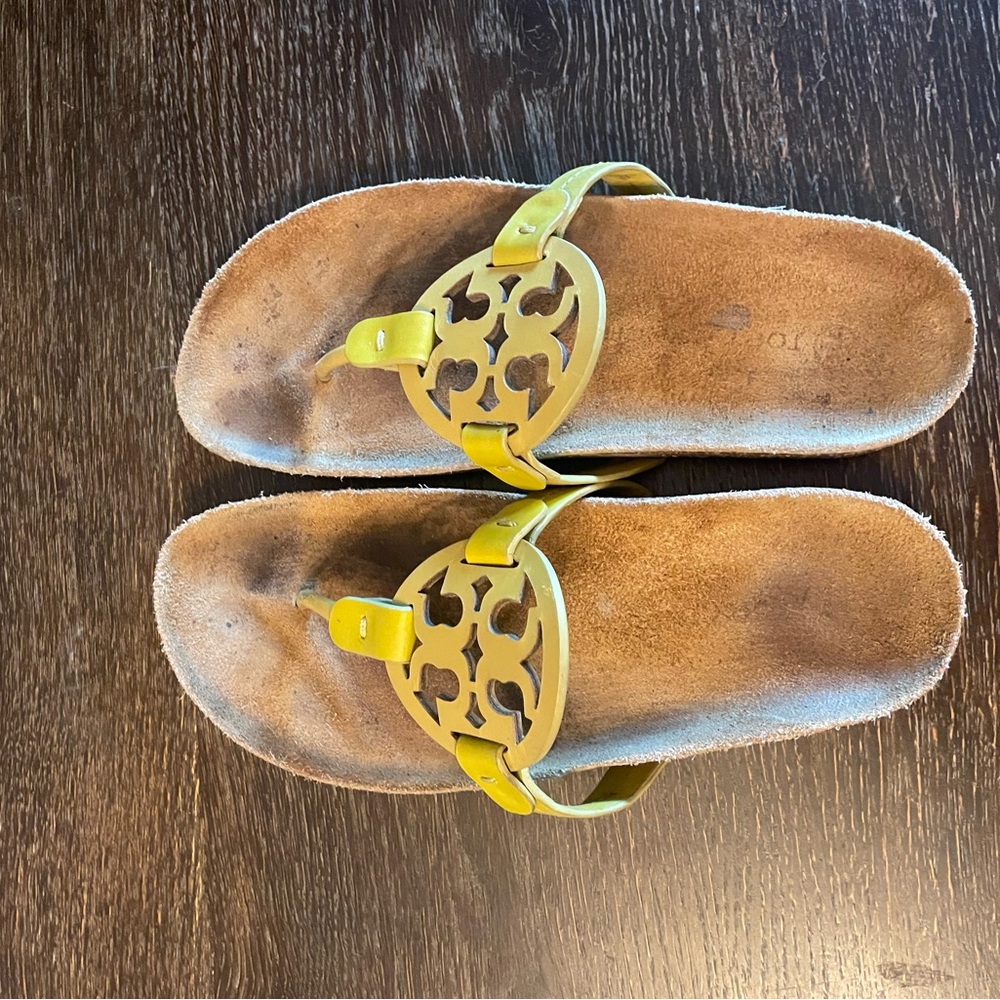 Mustard Yellow Tory Burch Sandals size 7 - Picture 3 of 5